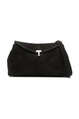 T-Lock Suede Clutch