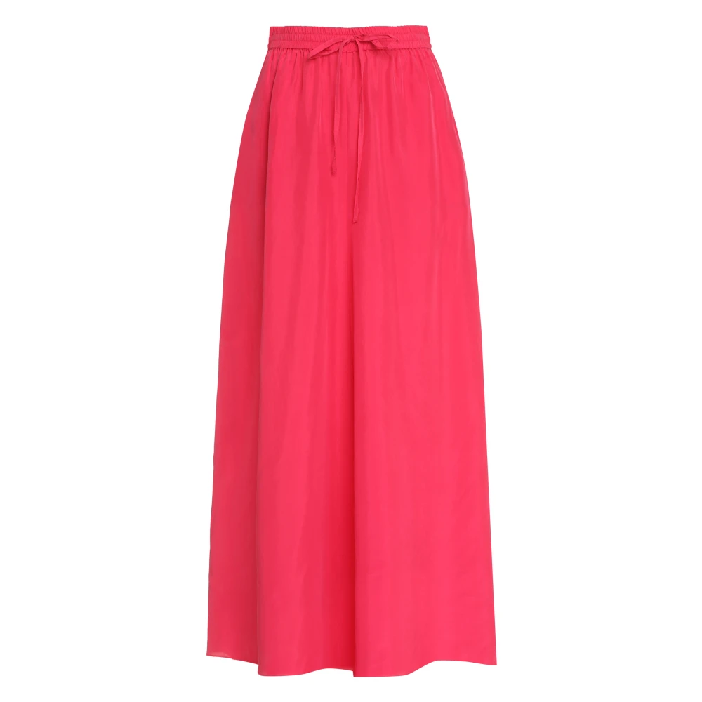 P.a.r.o.s.h. Zijden Maxi Rok Pink Dames