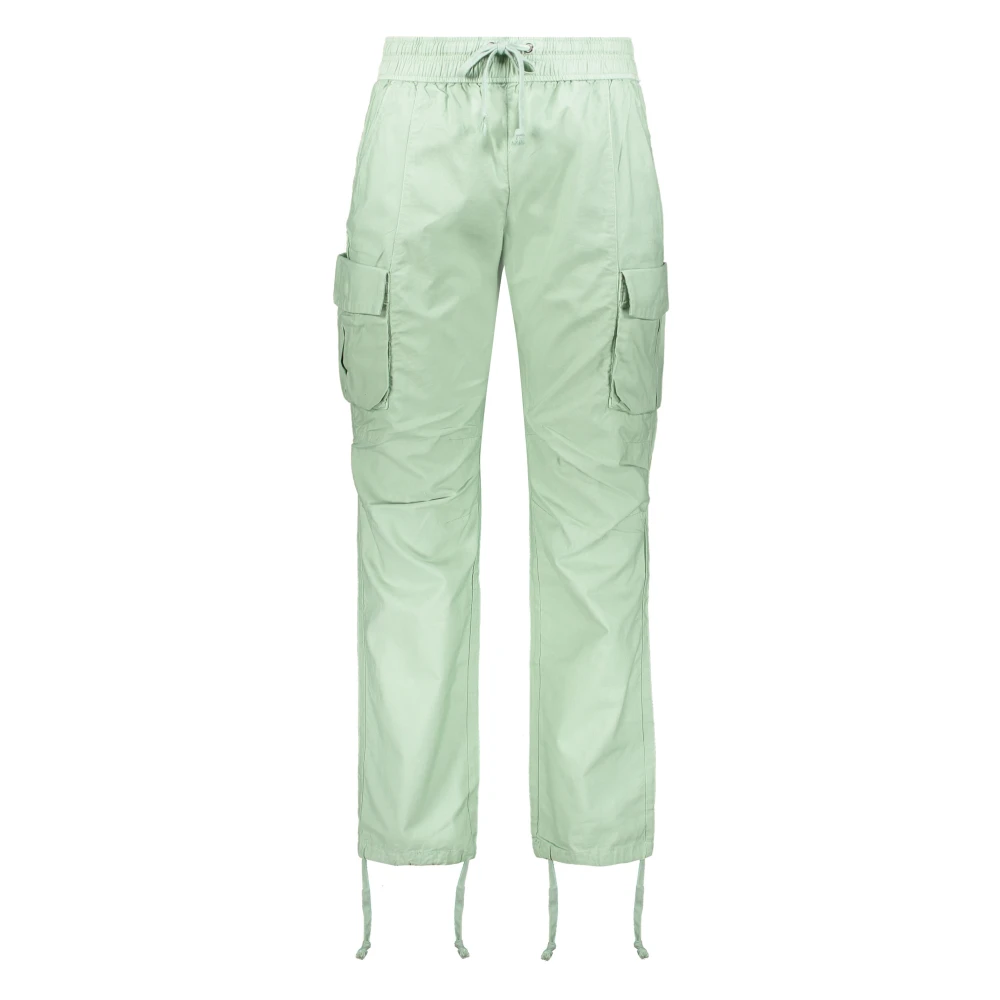 John Elliott Cargo Katoenen Broek Elastische Taille Green Heren