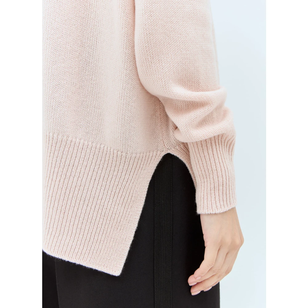 Jil Sander Kasjmier Crewneck Sweater Pink Dames