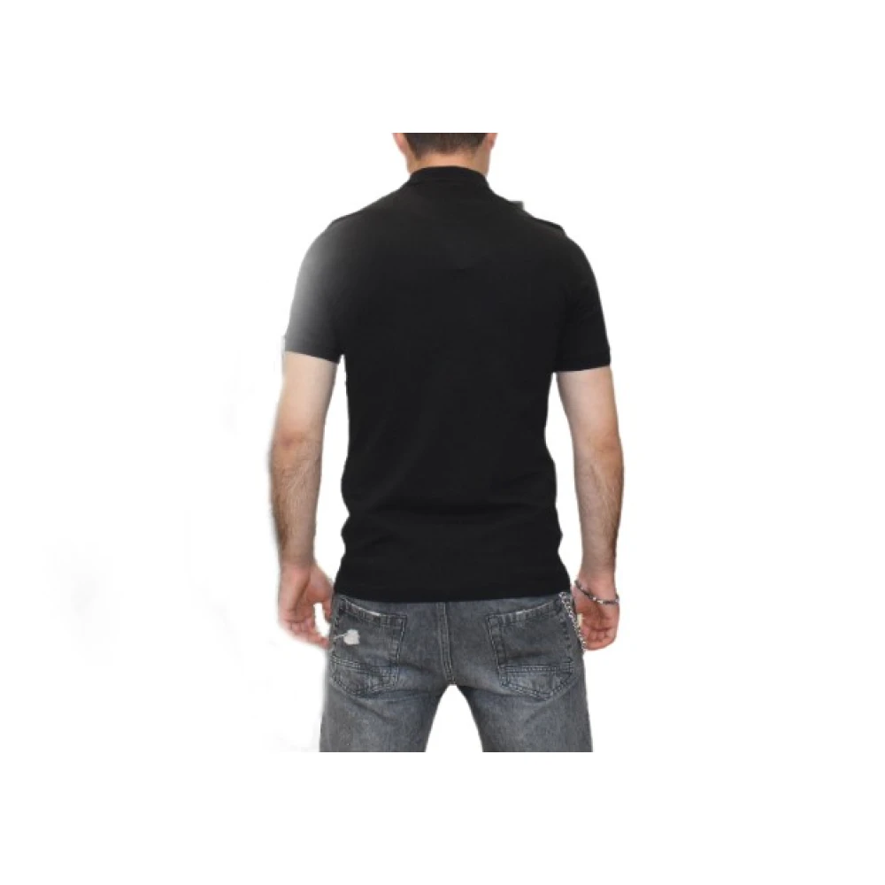 Manuel Ritz Korte Mouw Polo Black Heren
