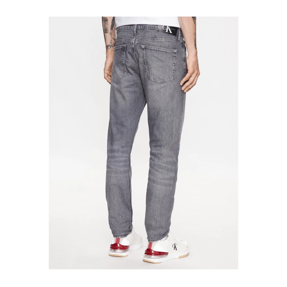 Calvin Klein Grijze Tapered Jeans Gray Heren