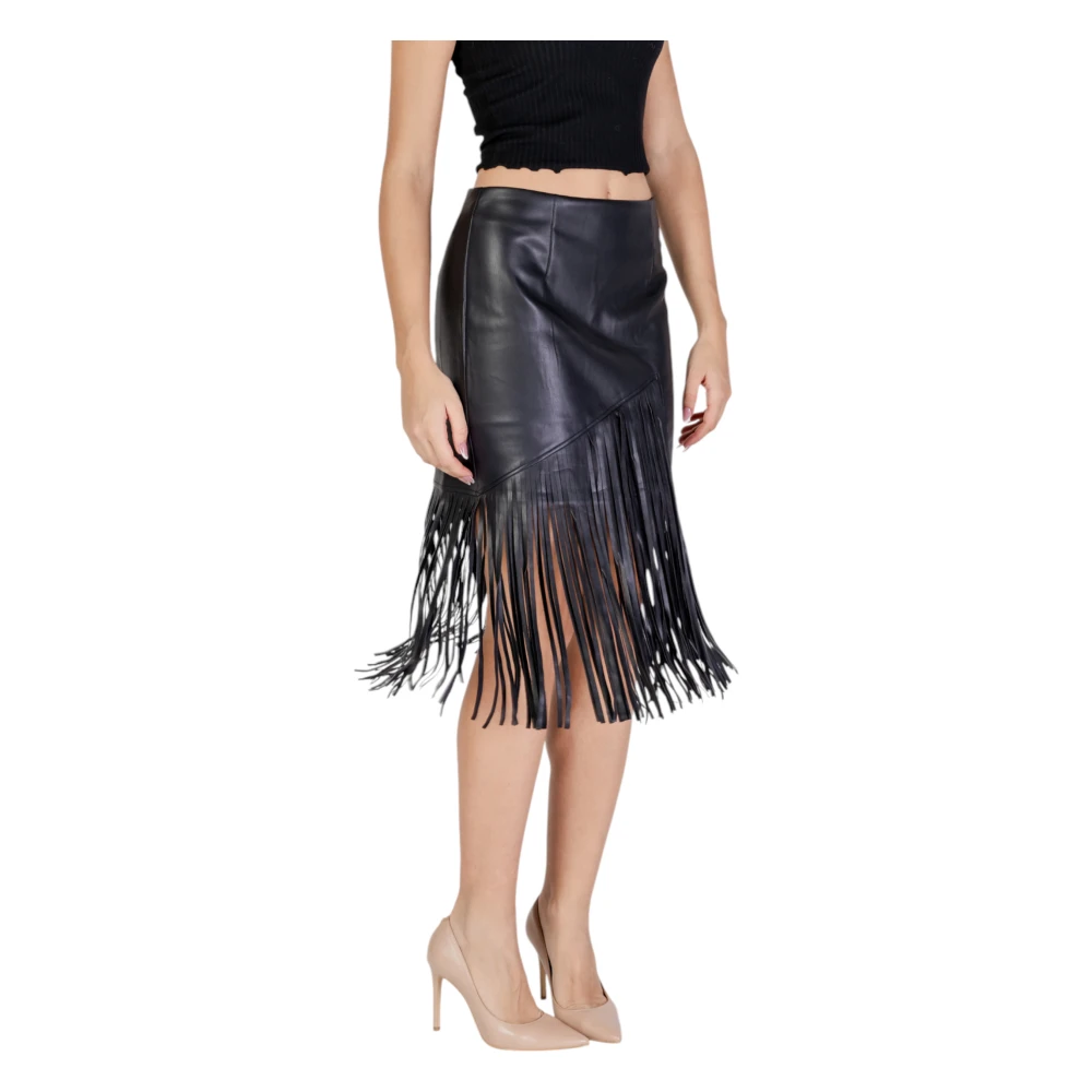 Vila Herfst Winter Dames Rokken Collectie Black Dames