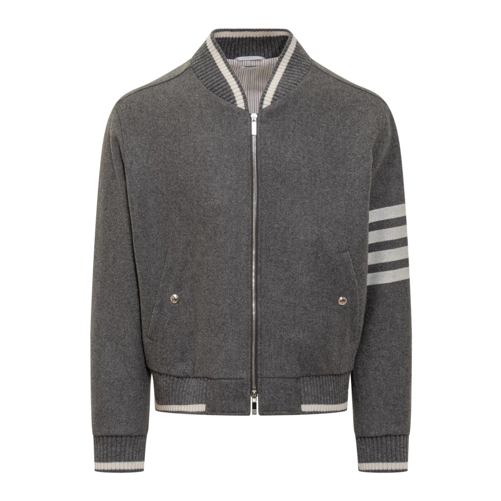 Thom Browne Rib Blouson Jack Gray Heren