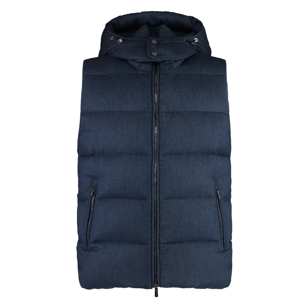 Moorer - Jackets > Vests - Blue - Moorer - Modalova