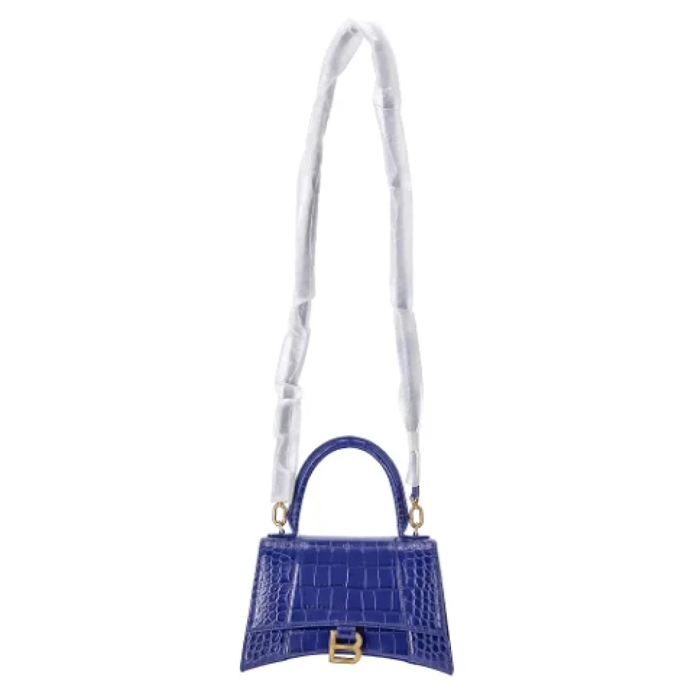 Balenciaga Vintage Pre-owned Leather handbags Blue Dames