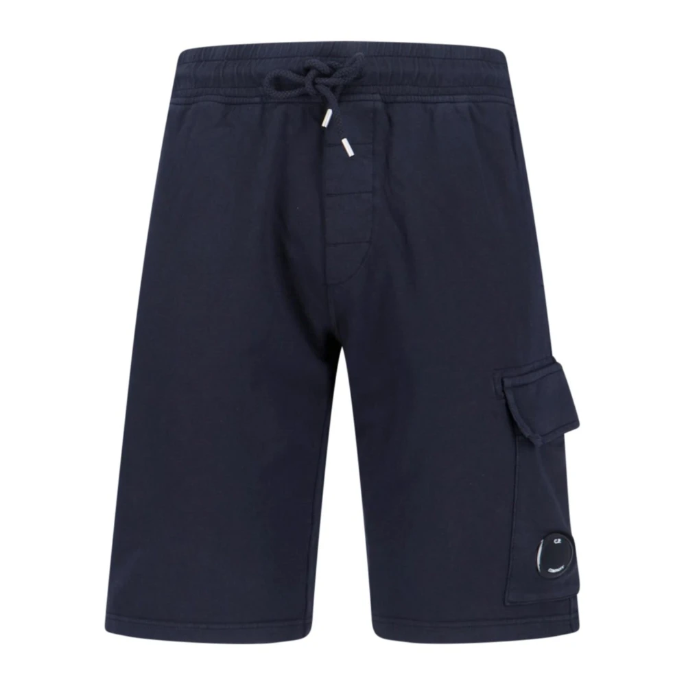 C.p. Company Men's Blue Cargo Shorts - Casual Shorts - M - Shorts
