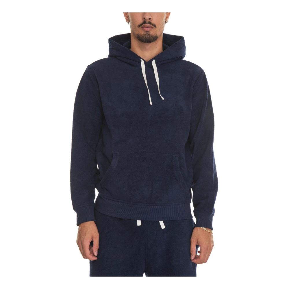 Polo Ralph Lauren Fleece Hoodie met Capuchon Blue Heren
