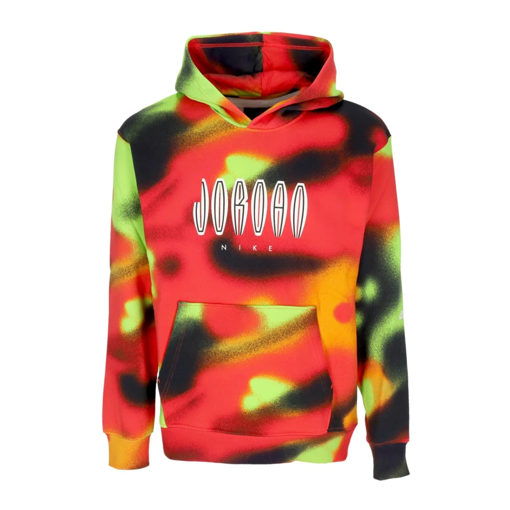 Jordan , Long Sleeve Training Tops, Male, Multicolor, S, All Over Print Fleece Hoodie