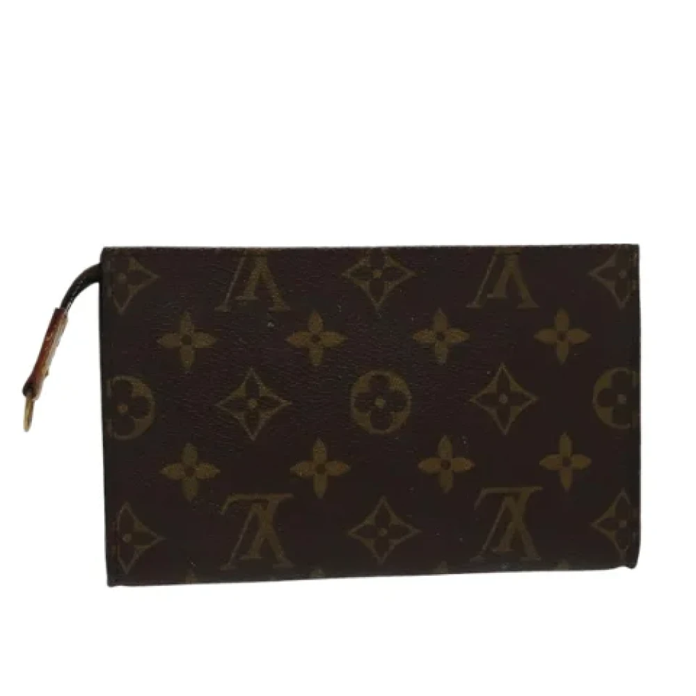 Louis Vuitton Vintage Pre-owned Canvas pouches Brown Dames