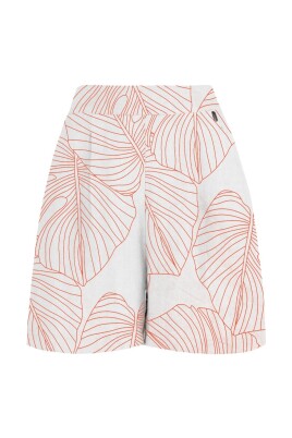 tryckta-linne-bermudashorts