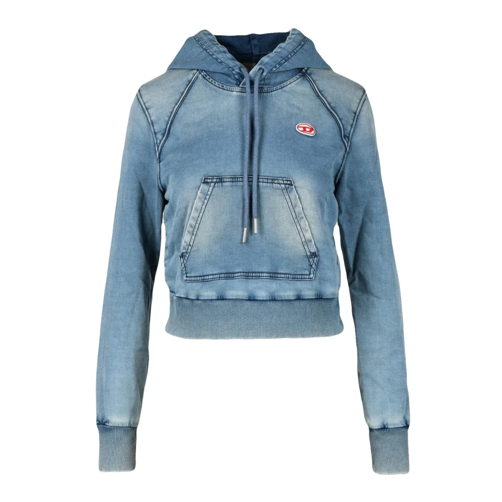 Diesel Katoenmix Sweater Blue Dames