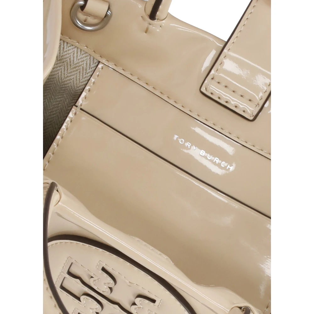 TORY BURCH Synthetisch leren damestas met handvatten Beige Dames