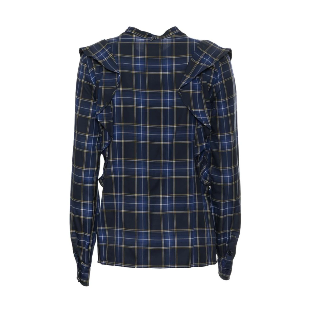 Harmont & Blaine Geruite Overhemd ModelStyle Blue Dames
