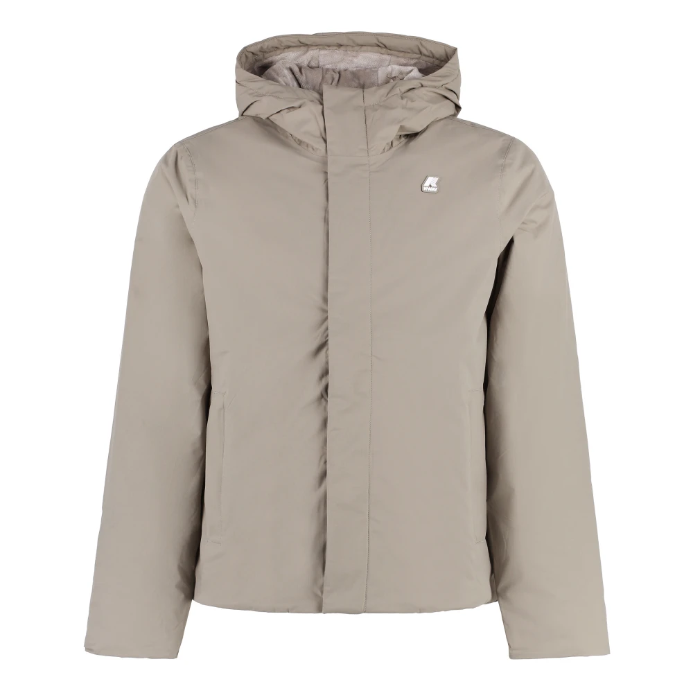 K-Way Vattenavvisande huva jacka Beige, Herr