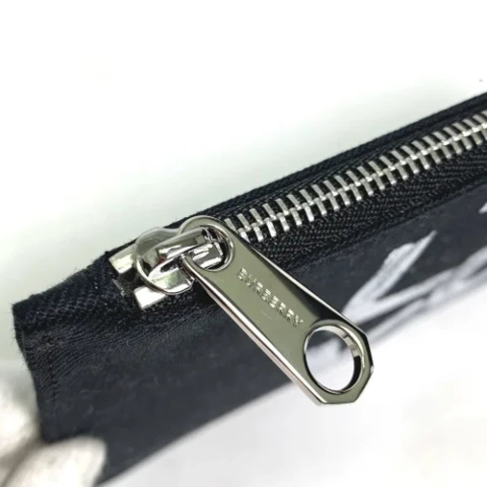 Burberry Vintage Pre-owned Canvas wallets Black Dames