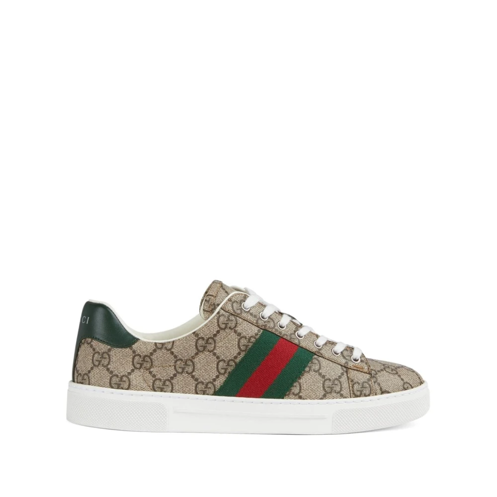 Gucci Women's Ace Gg Supreme Canvas Sneakers