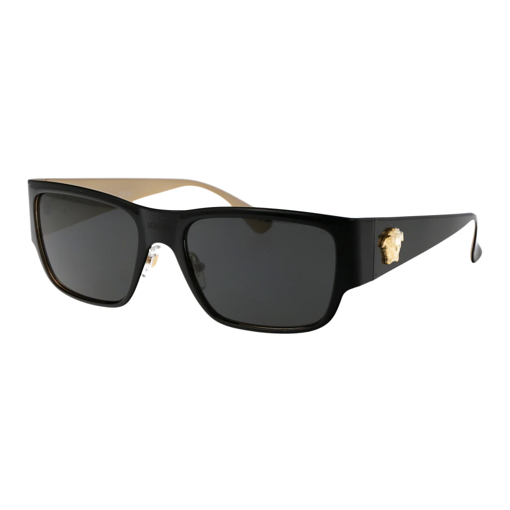 Versace Men's Black Sunglasses, 56 Mm, Stylish Sunglasses 0Ve2262 Model