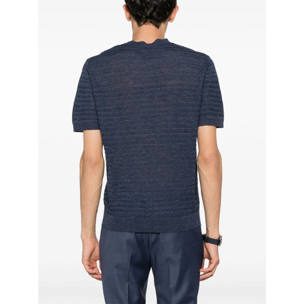 Corneliani Blauwe Sweatshirt Casual Stijl Blue Heren