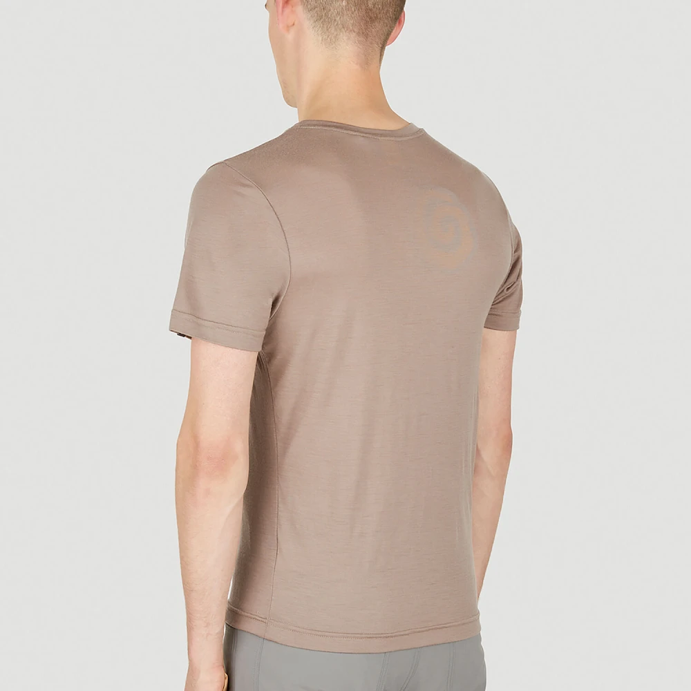 Ostrya Merino Trail Tee Brown Heren