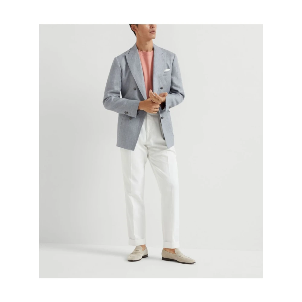 BRUNELLO CUCINELLI Stijlvolle T-shirts voor mannen en vrouwen Pink Heren