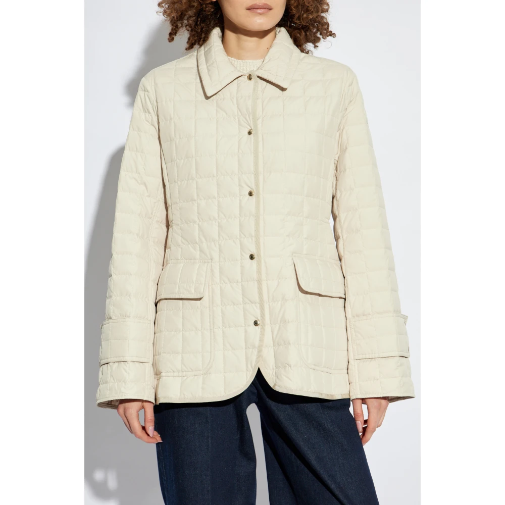 Moncler Gewatteerde jas Epinal Beige Dames