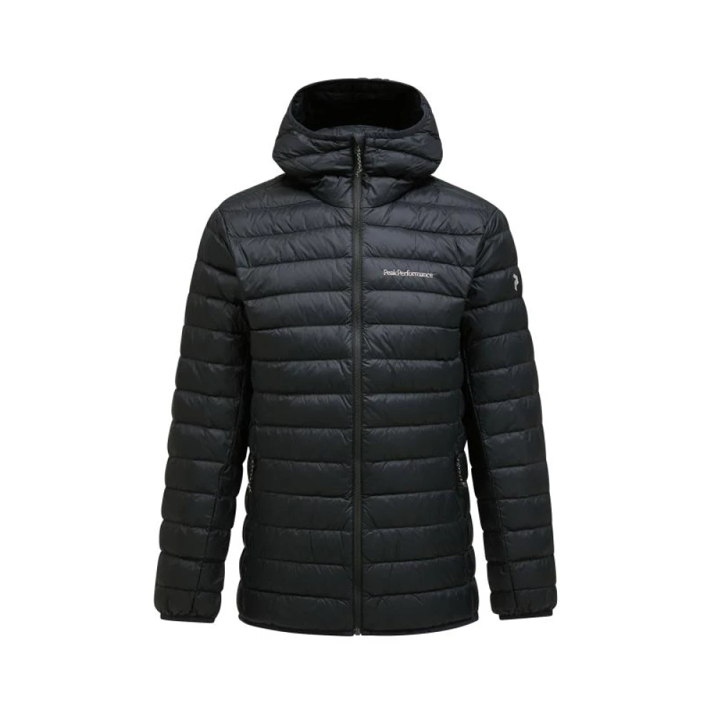 Peak Performance Donsvoering capuchonjas Black Heren