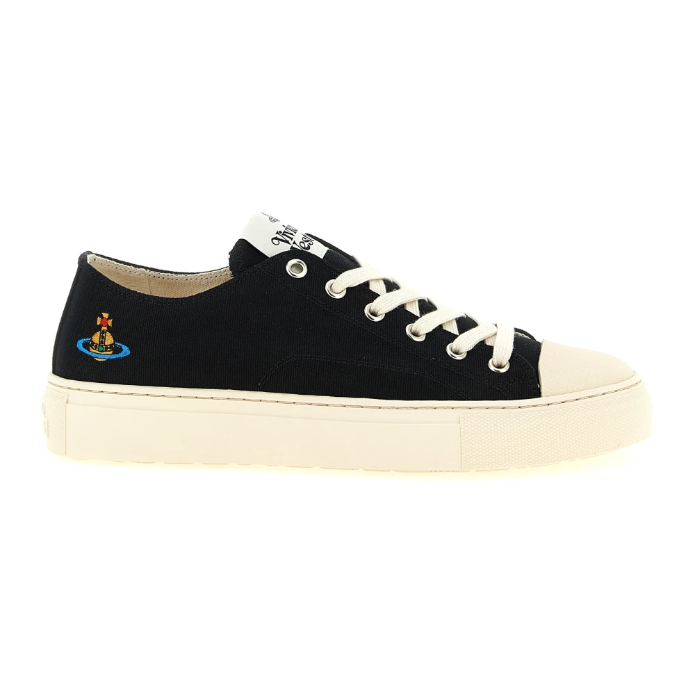 Vivienne Westwood Women's Black Plimsoll Trainers - Sneakers - 7 Uk - Shoes