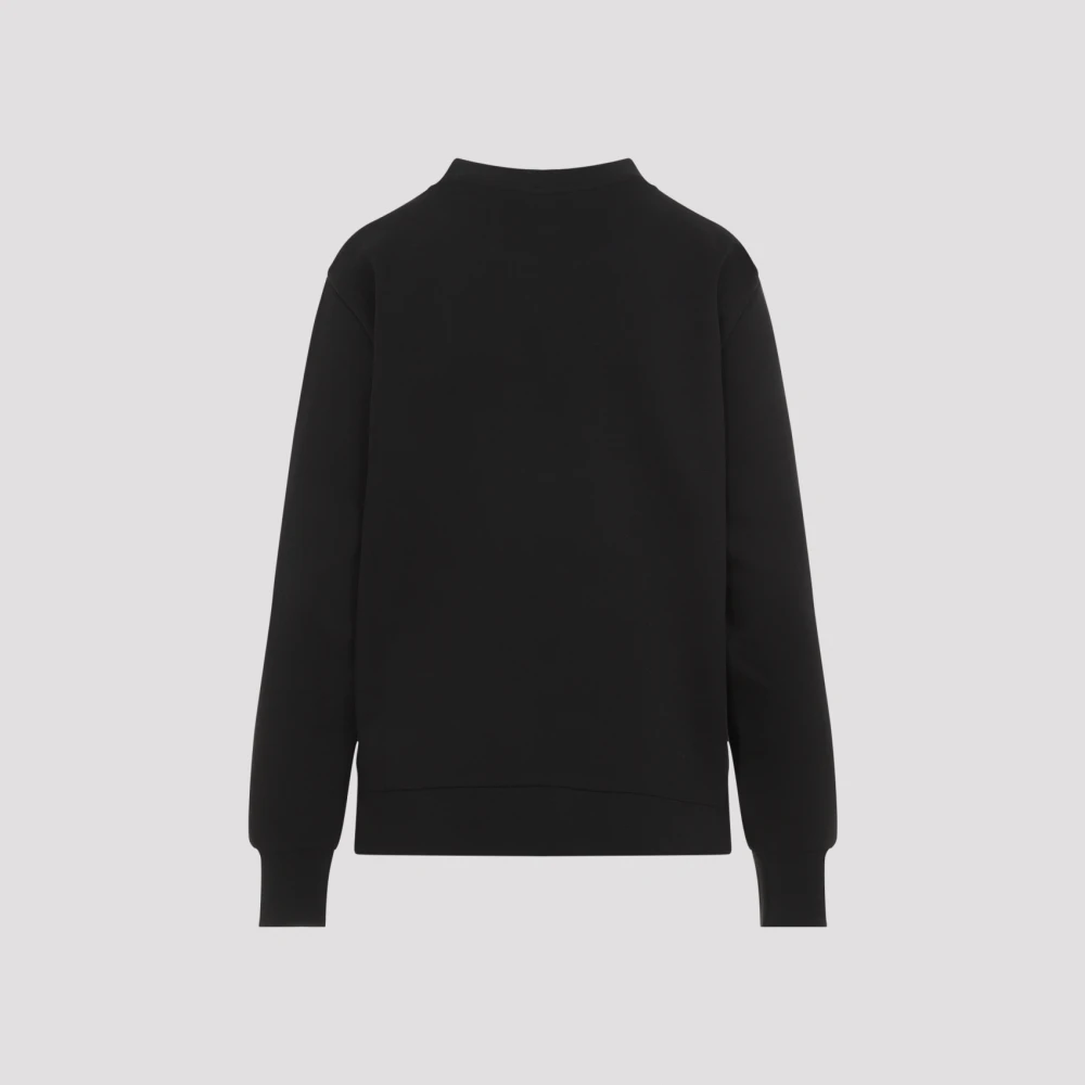 Moncler Zwarte Sweatshirt voor Vrouwen Aw24 Black Dames