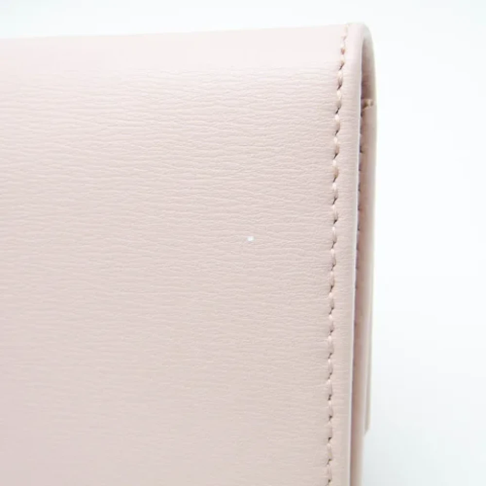 Salvatore Ferragamo Pre-owned Leather wallets Pink Dames