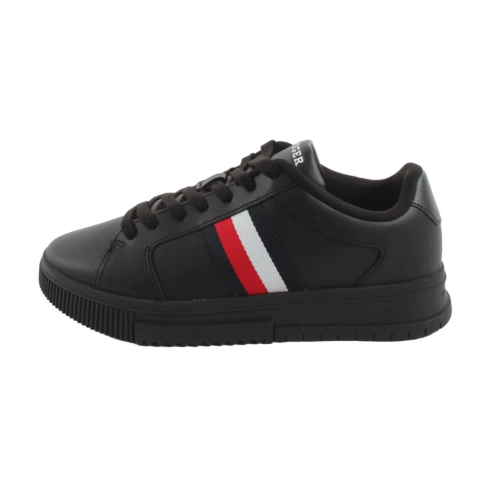 Tommy Hilfiger Supercup Sneakers Heren Schoenen Zwart