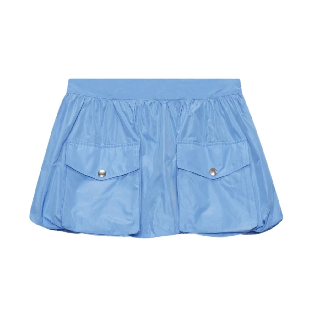 Msgm Mujer Azul - Minifalda Con Bolsillos - Skirts - S - Minifalda Con Bolsillos