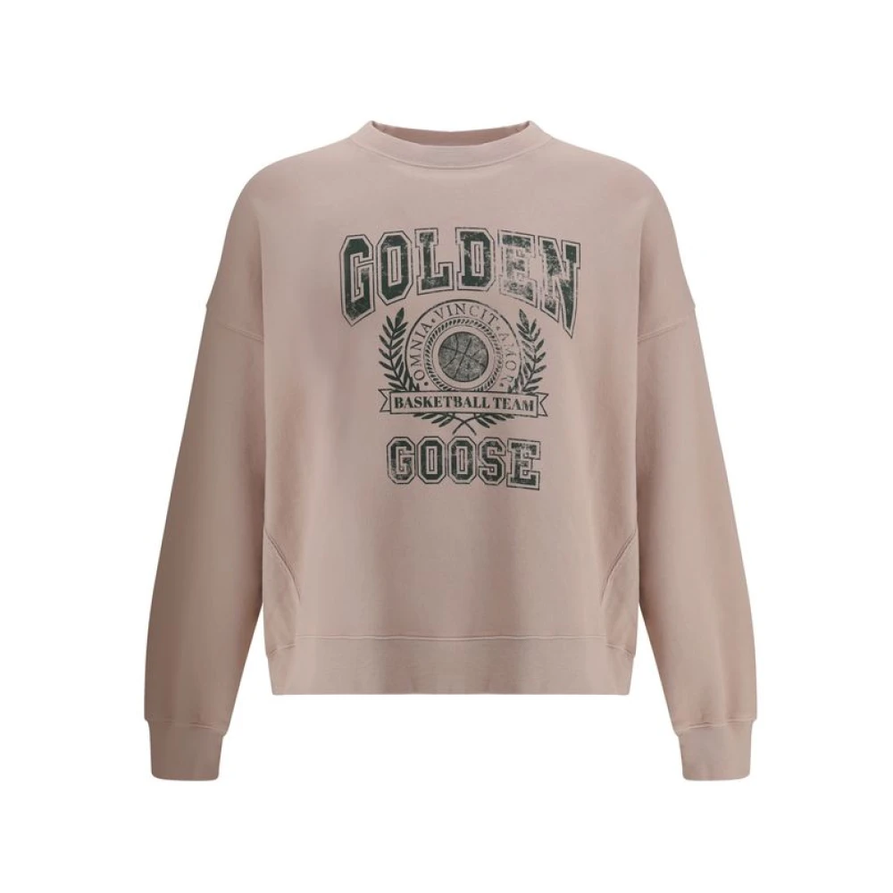 Golden Goose Roze Nelson Sweatshirt Stijlvol Eco-Vriendelijk Pink