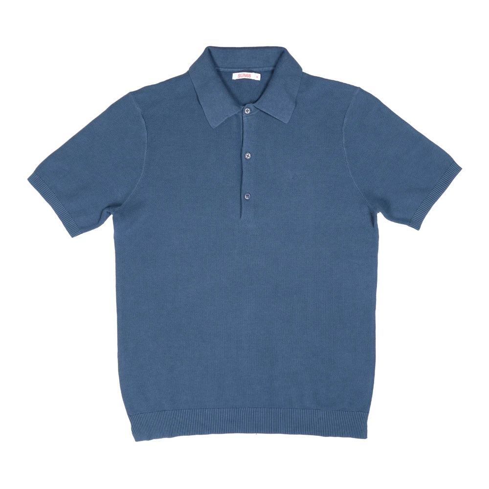 Sun68 - Tops > Polo Shirts - Blue - Sun68 - Modalova