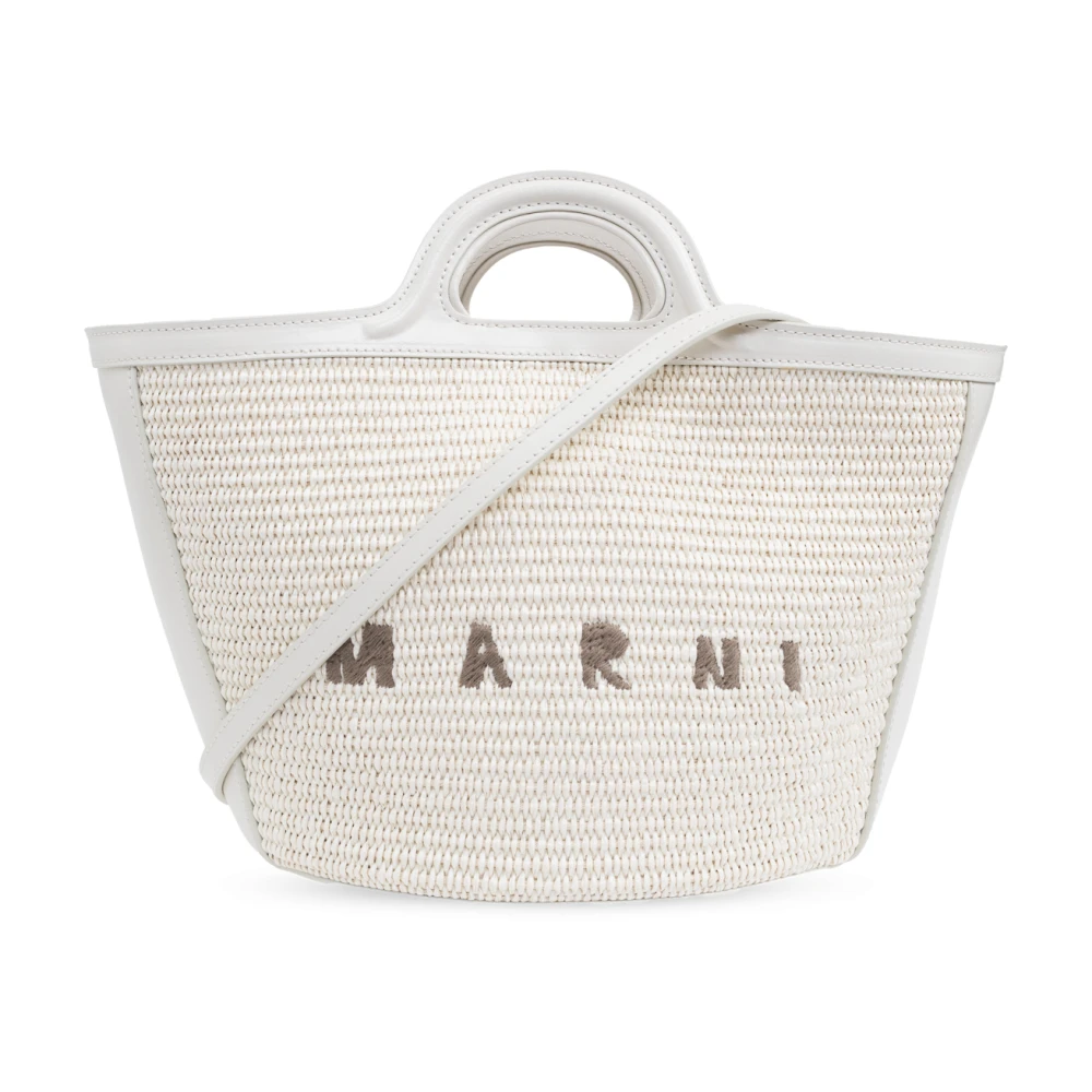 Marni Totes & shoppers Tropicalia Small in crème