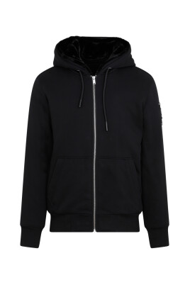 sweat-a-capuche-classique-noir-lapin