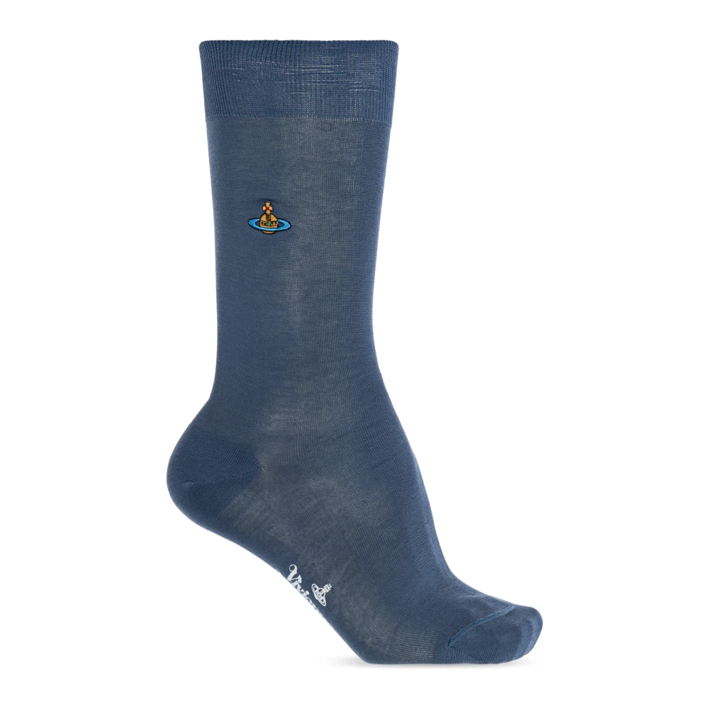 Vivienne Westwood Sokken met logo Blue Heren