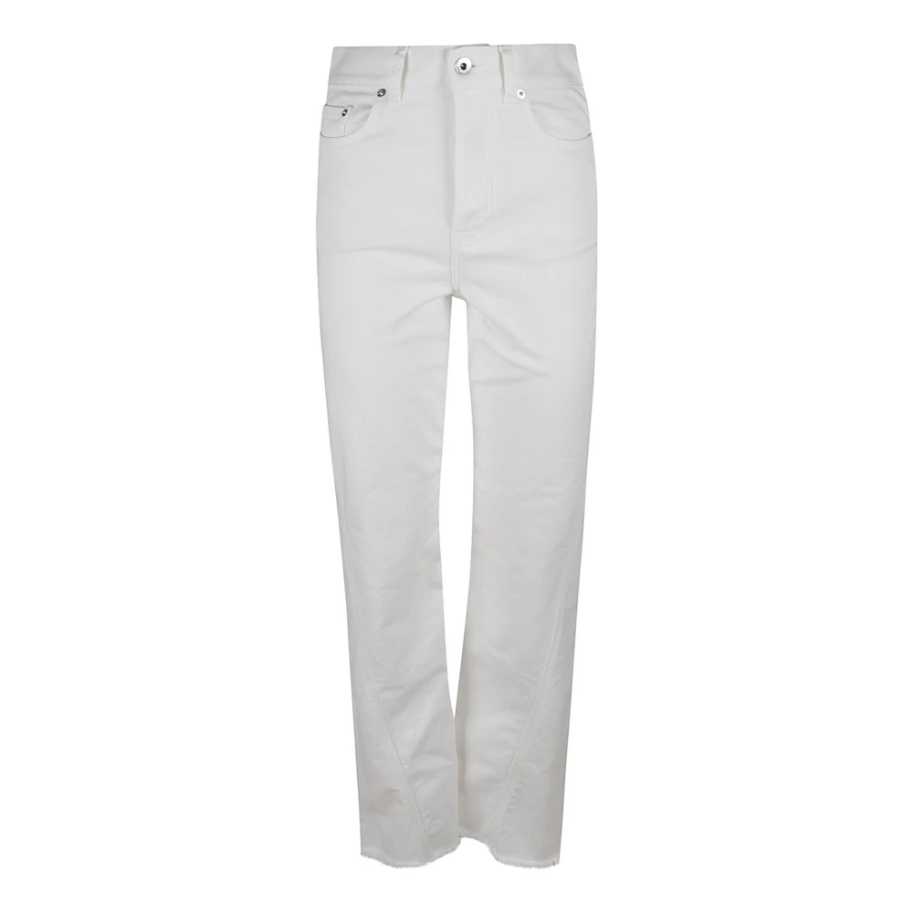 Lanvin Hoge Taille Skinny Jeans White Heren
