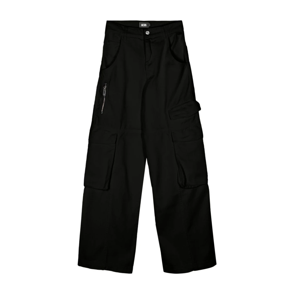 Gcds Zwarte Stijlvolle Broek Black Heren