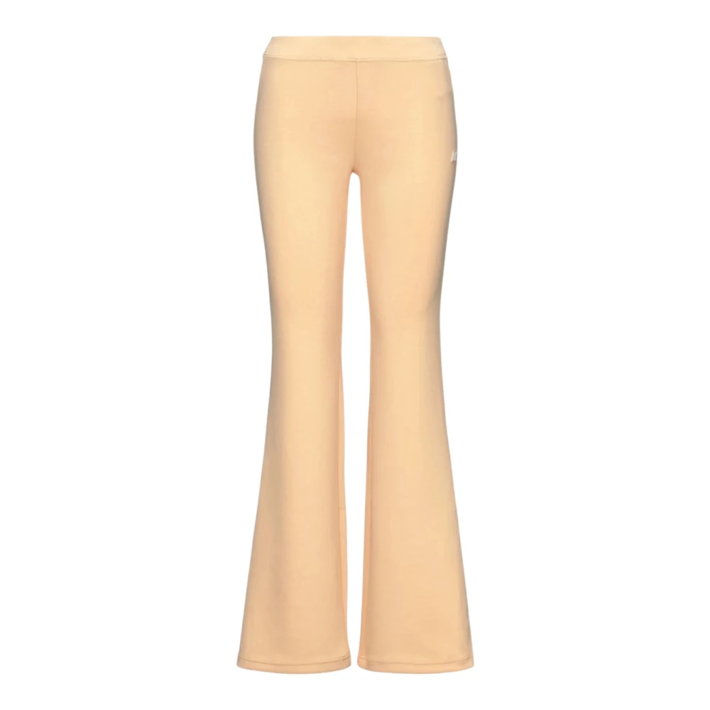 K-Way Women's Beige Jenny Flare Trousers - Wide Trousers - Xs - Trousers