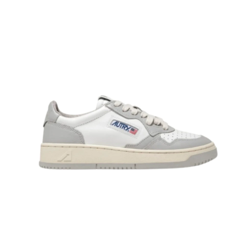 Autry Men's Multicolor Low-Top Leather Trainers - Sneakers - 8 Uk - Shoes