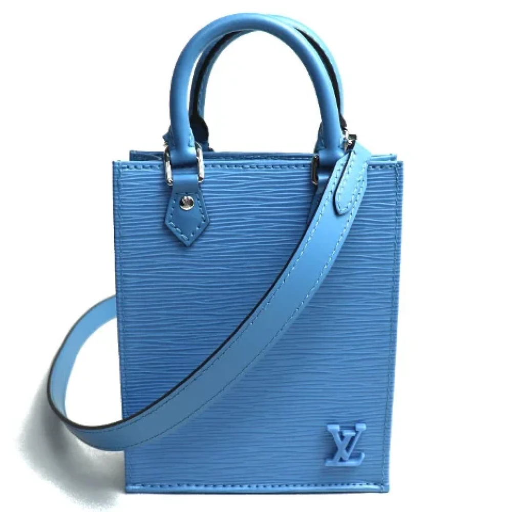 Louis Vuitton Vintage Pre-owned Leather louis-vuitton-bags Blue Dames