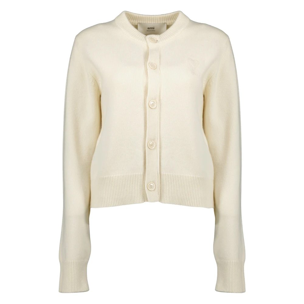 Ami Paris Donna Bianco Maglie, L, New,