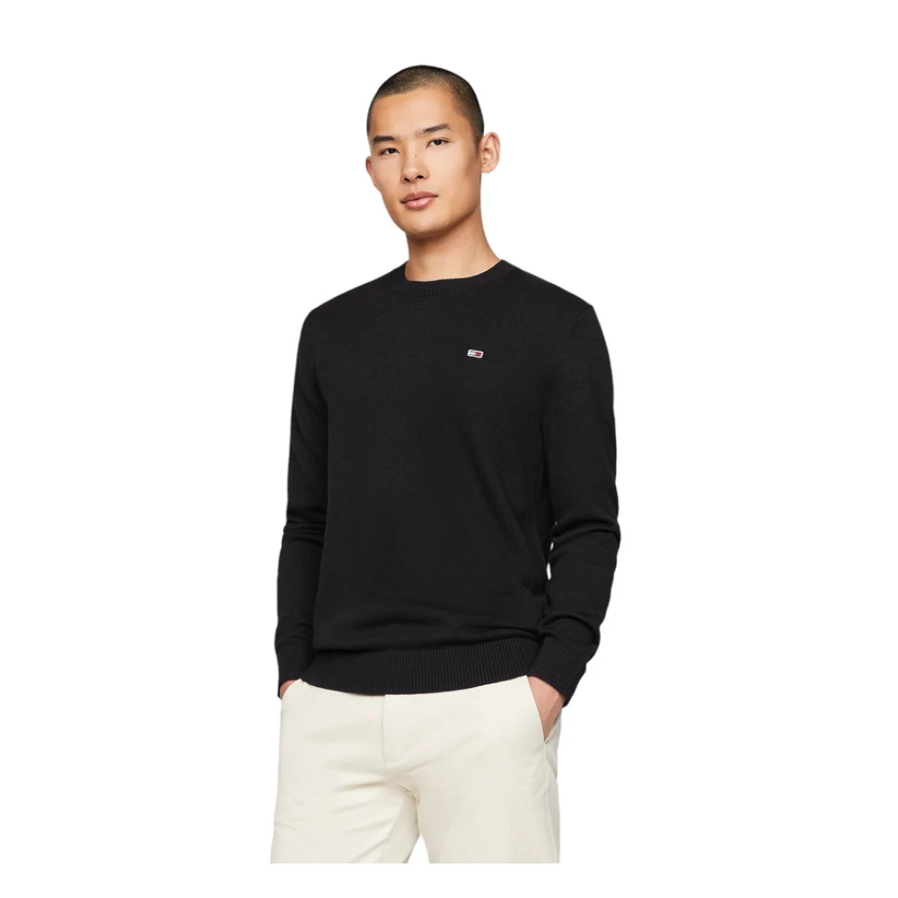 Tommy Jeans Trui met ronde hals Black Heren