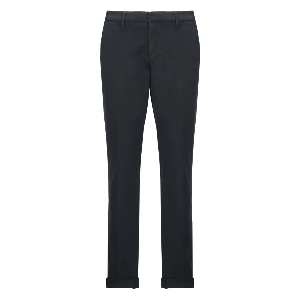 Dondup Blauwe Katoenen Broek met Zakken Blue Heren