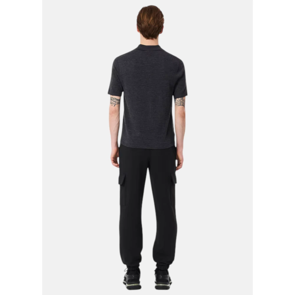 Lacoste Cargo Joggingbroek Comfort en Functionaliteit Black Heren