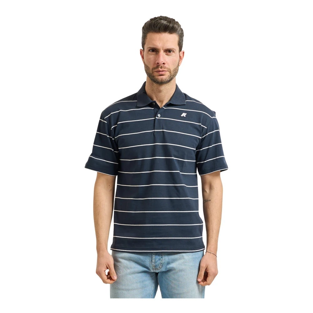 K-Way Uomo Blu Top, S, New,