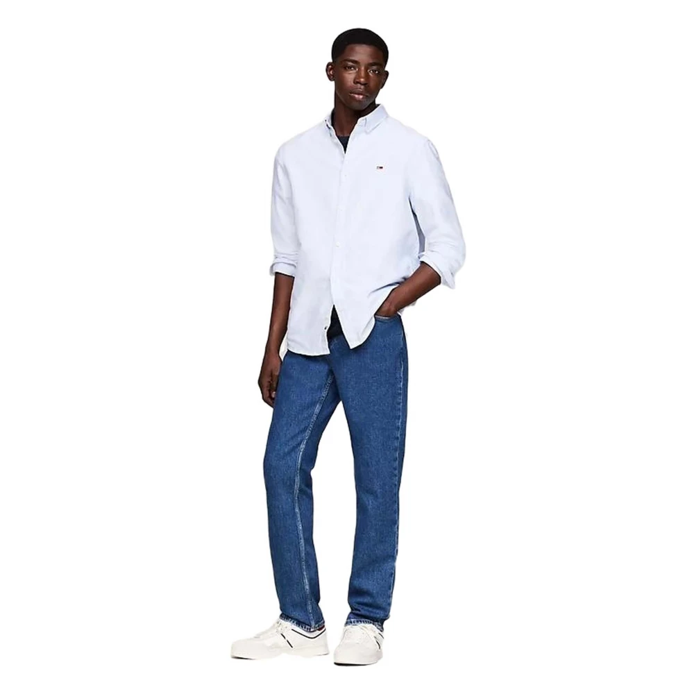 Tommy Hilfiger Entry Reg Oxford Shirt White Heren