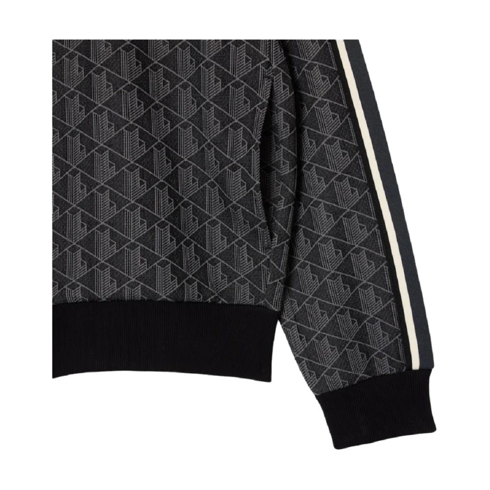 Lacoste Paris Zip Sweatshirt Gray Heren