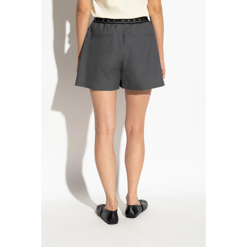 Marni Wollen shorts Gray Dames